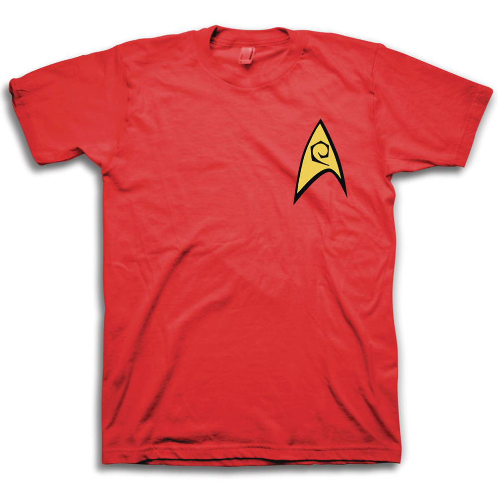 Image: Star Trek T-Shirt: Engineering [Red]  (L) - Freeze Cmi