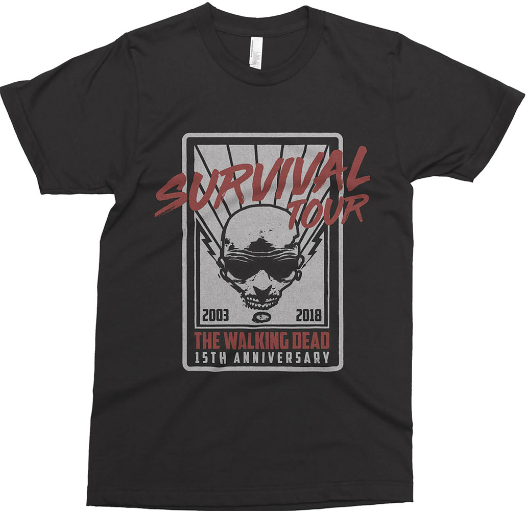 Image: Walking Dead T-Shirt: Survival Tour  (XXL) - Image Comics