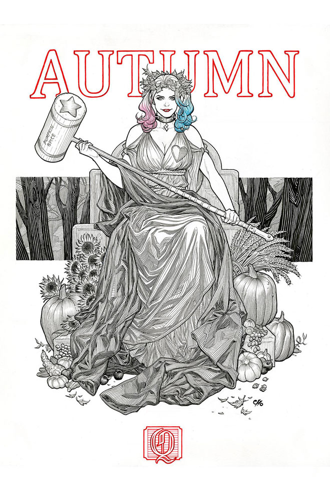 Image: Harley Quinn #54 (variant cover - Frank Cho) - DC Comics