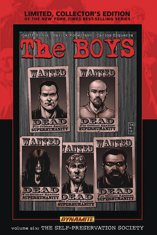 Image: Boys Limited Edition Vol. 06: Self-Preservation Society HC  (signed - Robertson) - Dynamite