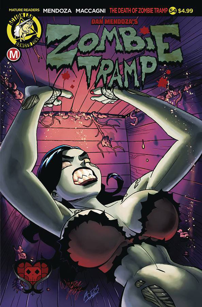 Image: Zombie Tramp #54 (cover A - Winston Young)  [2018] - Action Lab - Danger Zone