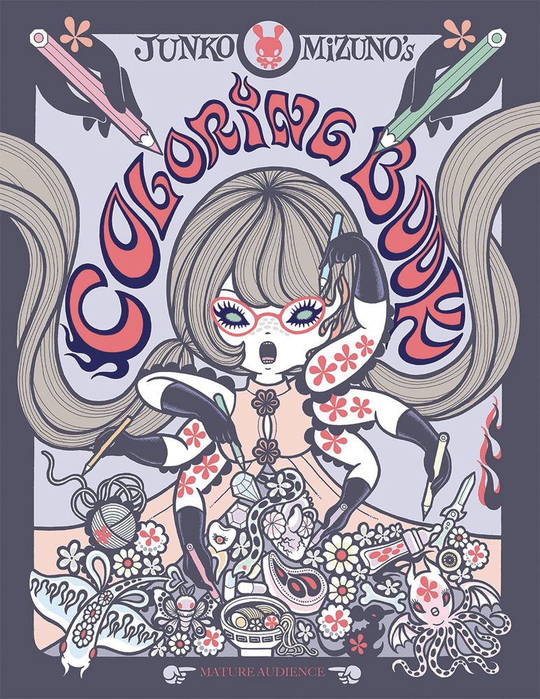 Image: Junko Mizuno Coloring Book SC  - Last Gasp