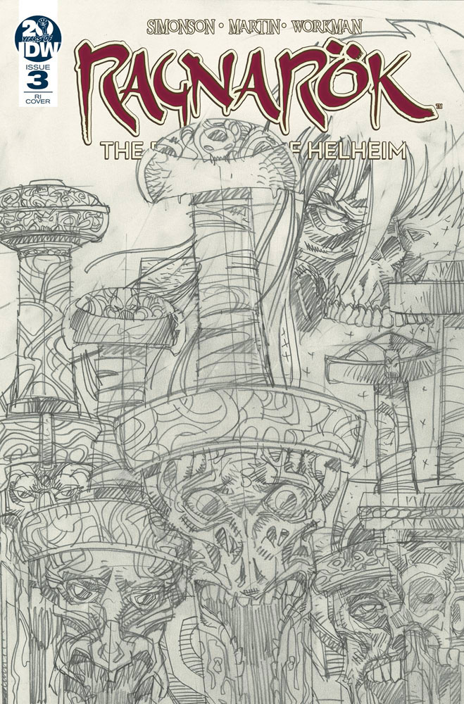 Image: Ragnarok: The Breaking of Helheim #3 (incentive 1:10 cover - Simonson)  [2019] - IDW Publishing