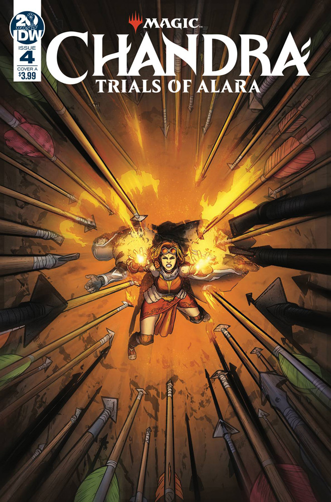 Image: Magic the Gathering: Chandra Trials of Alara #4 (cover A - Koda) - IDW Publishing