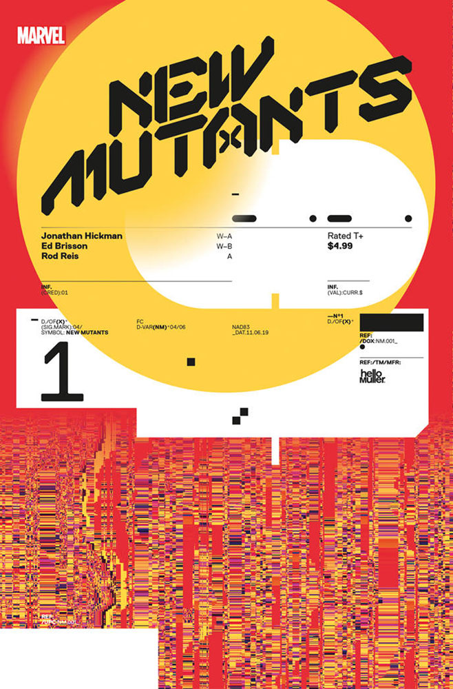 Image: New Mutants #1 (incentive Design cover - Tom Muller)  [2019] - Marvel Comics