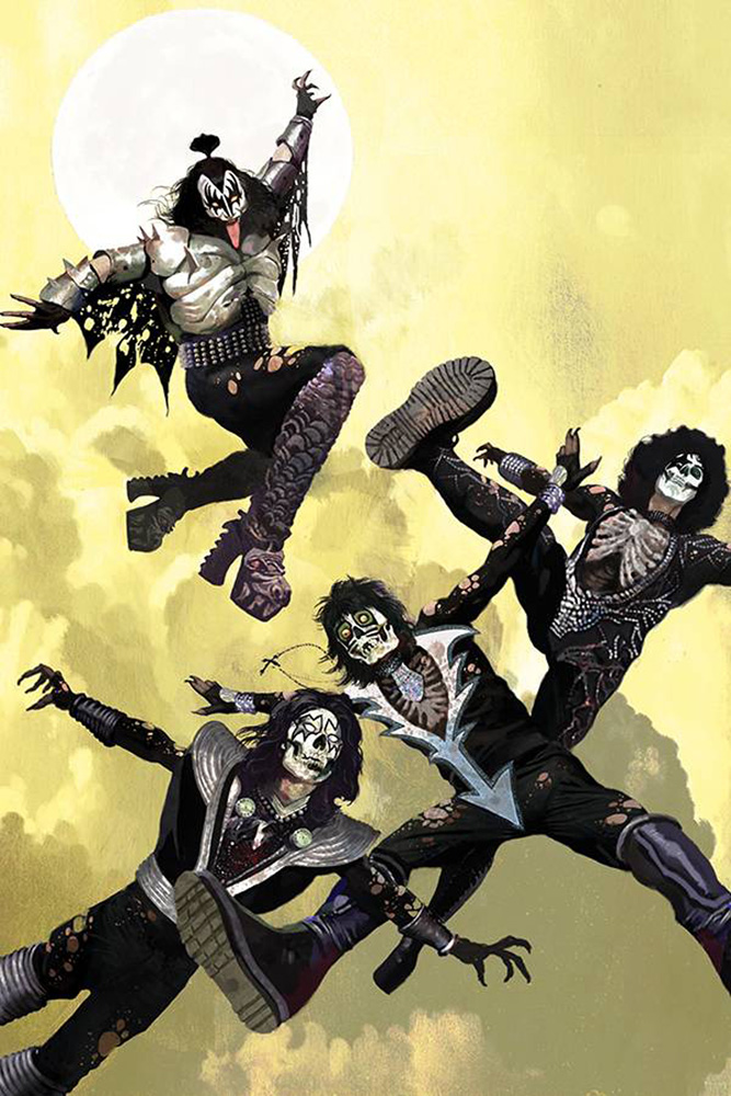 Image: Kiss: Zombies #1 (variant cover - Suydam virgin) - Dynamite