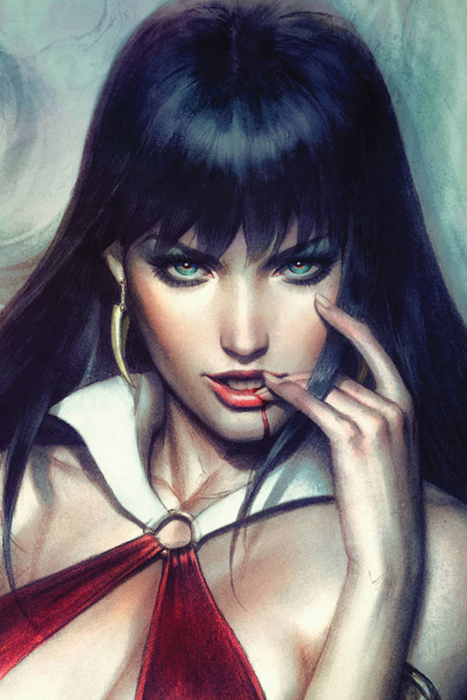 Image: Vampirella Vol. 05 #5 (incentive 1:50 cover - Artgerm Virgin Sneak Peek) - Dynamite