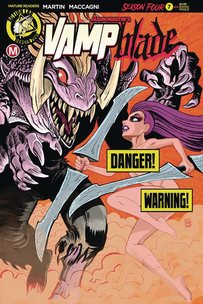 Image: Vampblade: Season 04 #7 (cover D - Artist risque variant) - Action Lab - Danger Zone