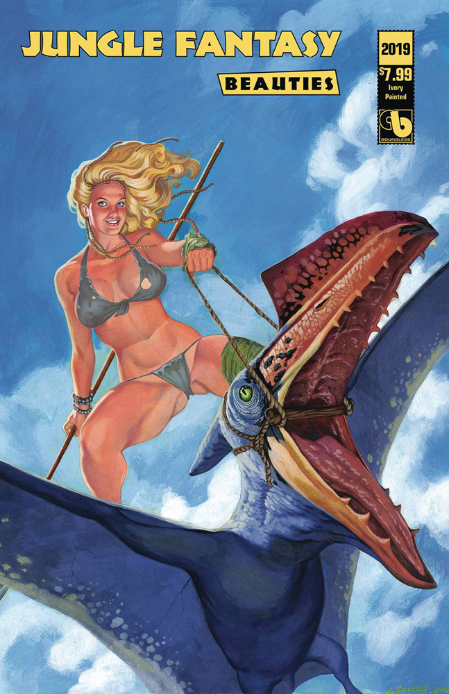 Image: Jungle Fantasy: Beauties 2019  (variant cover - Ivory Painted) - Boundless Comics