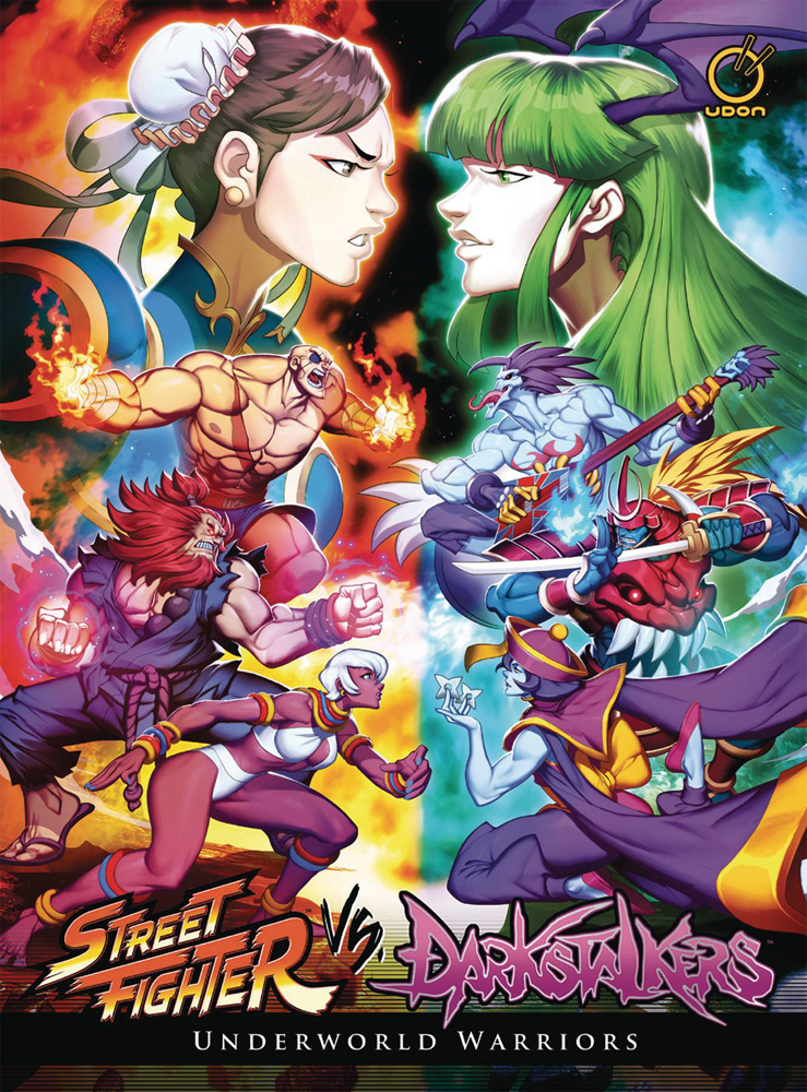 Image: Street Fighter vs. Darkstalkers: Underworld Warriors HC  - Udon Entertainment Inc