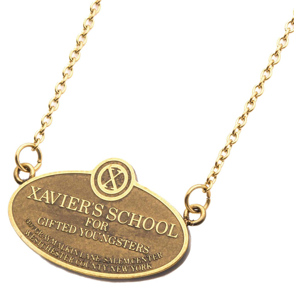 Image: Marvel Heroes Pendant Xavier's School Plaque  - Sales One LLC