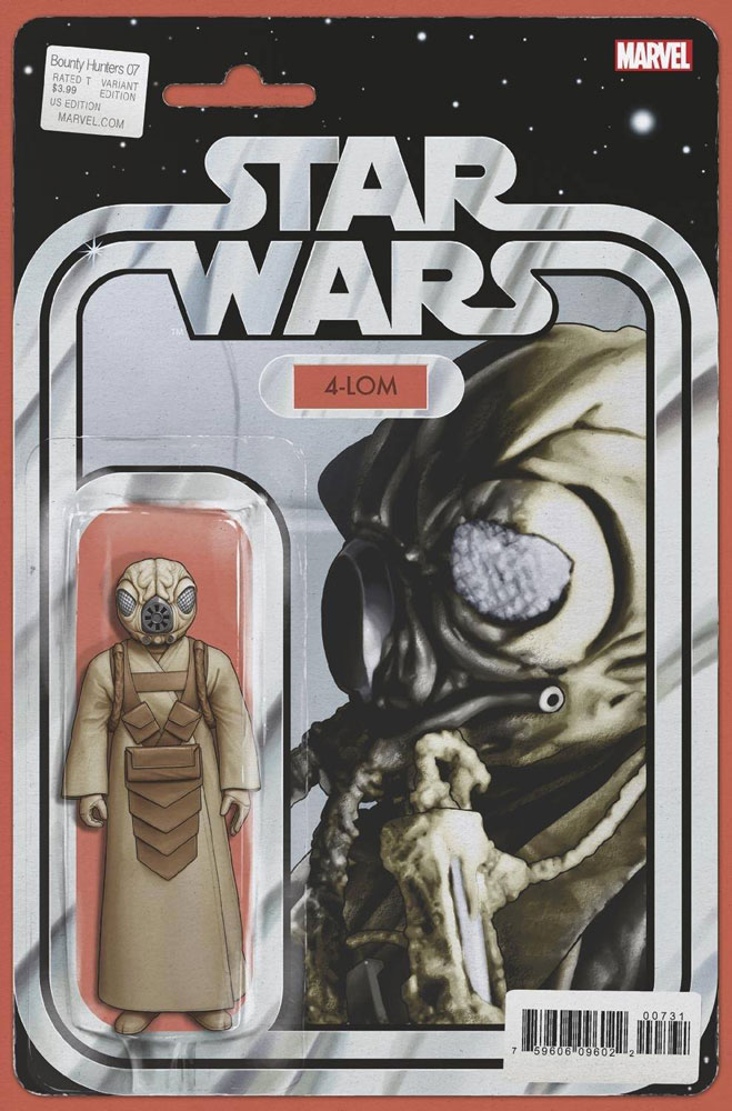 Image: Star Wars: Bounty Hunters #7 (variant Action Figure cover - Christopher)  [2020] - Marvel Comics