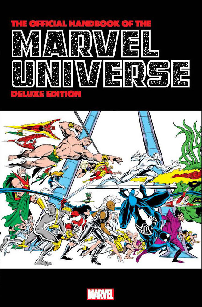 Image: Official Handbook of the Marvel Universe Deluxe Edition Omnibus HC  (Byrne cover) - Marvel Comics