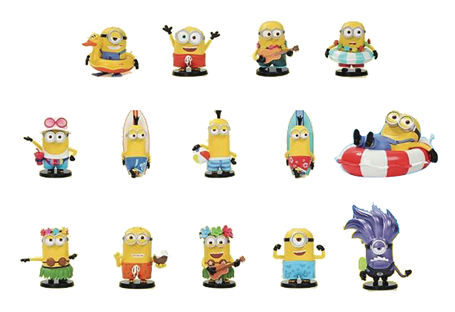 Popmart Minions on Holiday 12-Piece Figure Blind Mystery Box