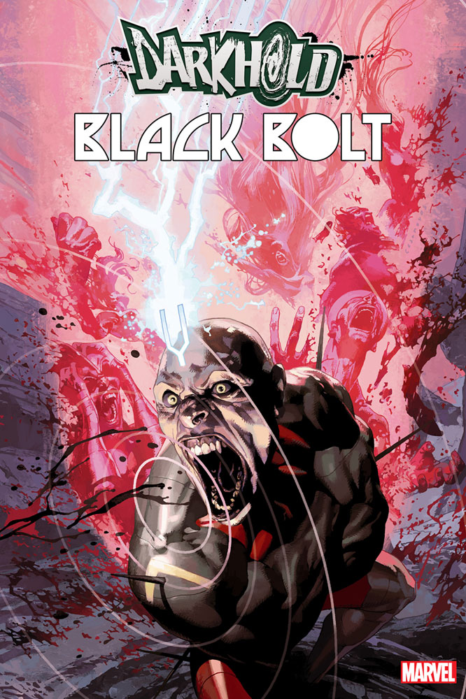Image: Darkhold: Black Bolt #1 (variant connecting cover - Casanovas) - Marvel Comics