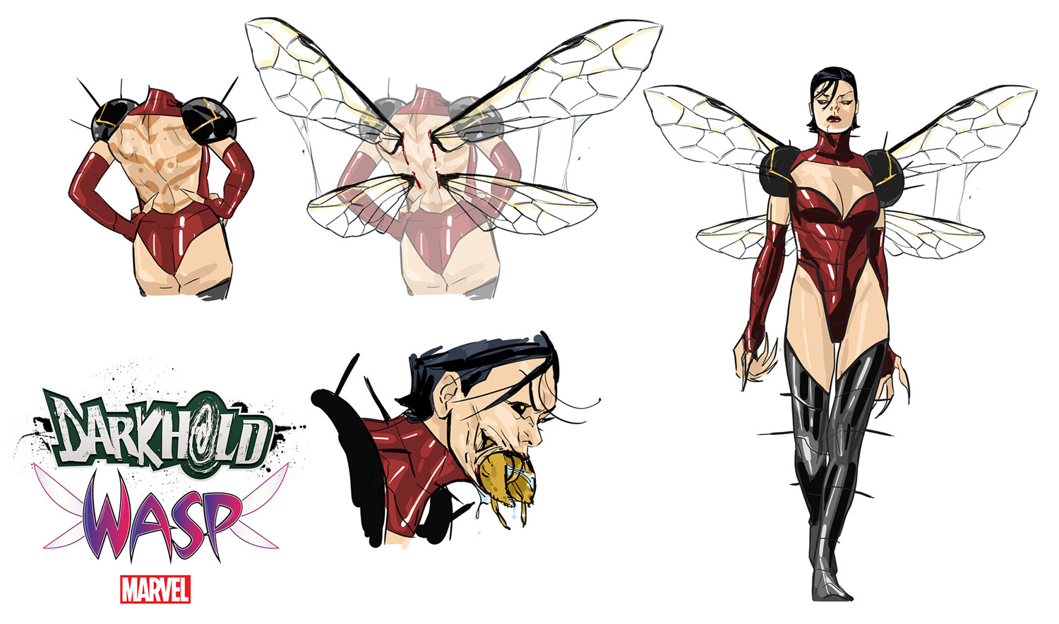 Image: Darkhold: Wasp #1 (incentive 1:10 Design cover - Tormey) - Marvel Comics