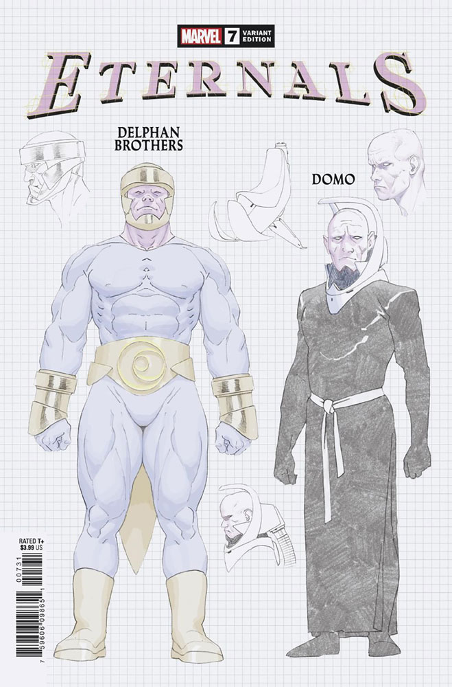 Image: Eternals #7 (incentive 1:10 Design cover - Ribic) - Marvel Comics