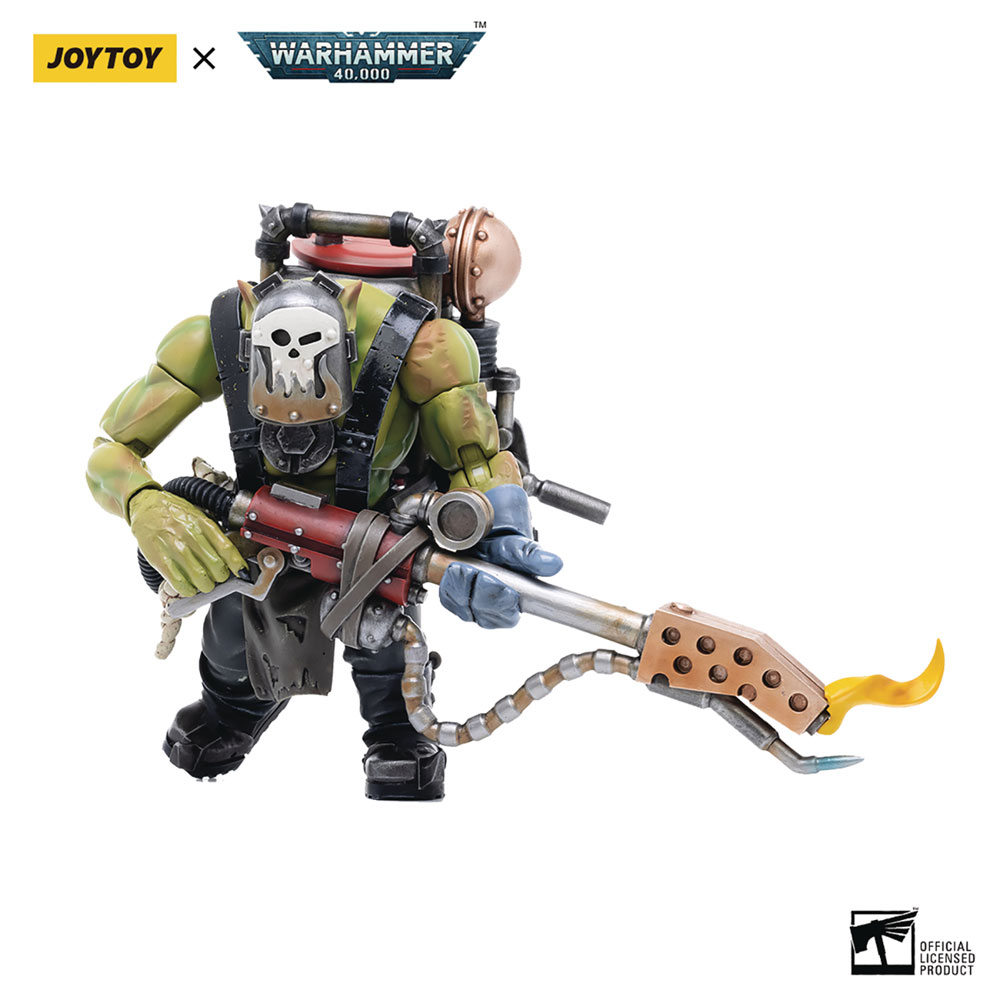 Joytoy Warhammer 40K Action Figure: Ork Kommandos Burna Boy Ragrob (1/ ...