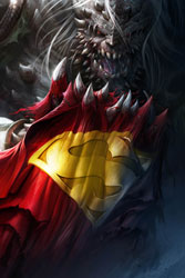 Image: Death of Superman 30th Anniversary Special #1 (cover E card stock Doomsday Die-Cut - Mattina) - DC Comics