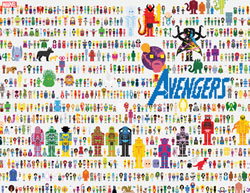 Image: Avengers #66 (variant connecting wraparound cover - Hainsworth) - Marvel Comics