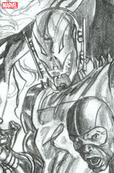 Image: Avengers #66 (incentive Timeless Ultron cover - Ross virgin sketch) - Marvel Comics