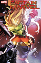 Image: Captain Marvel #38 (variant Skrull cover - Segovia) - Marvel Comics