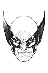 Image: Wolverine #45 (incentive 1:50 Headshot Sketch cover - Mark Brooks virgin) - Marvel Comics