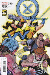 Image: X-Men #30 (variant Wolverine Wolverine Wolverine cover - Ethan Young) - Marvel Comics