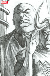 Image: Moon Knight #22 (incentive 1:100 Kingpin cover - Ross virgin sketch) - Marvel Comics