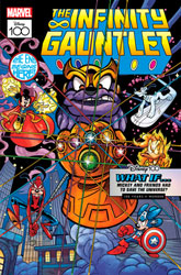 Image: Amazing Spider-Man #23 (variant Disney100 Infinity Gauntlet cover - Pastrovicchio) - Marvel Comics