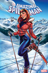 Image: Amazing Spider-Man #40 (variant Ski Chalet cover - J.S. Campbell) - Marvel Comics