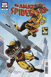 Image: Amazing Spider-Man #42 (variant Wolverine Wolverine Wolverine cover - Saviuk) - Marvel Comics