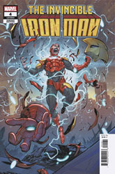 Image: Invincible Iron Man #4 (variant cover - Coello) - Marvel Comics