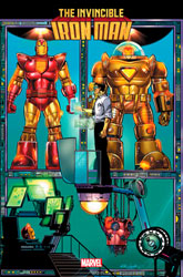 Image: Invincible Iron Man #6 (variant Connecting cover - Layton) - Marvel Comics