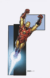 Image: Invincible Iron Man #10 (incentive 1:100 cover - George Perez virgin) - Marvel Comics