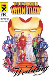 Image: Invincible Iron Man #10 (incentive 1:50 Homage B cover - Hetrick) - Marvel Comics