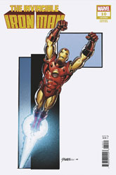 Image: Invincible Iron Man #10 (variant cover - George Perez) - Marvel Comics