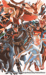 Image: Avengers #5 (variant Connect Avengers Part D cover - Alex Ross) - Marvel Comics