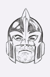 Image: Avengers #11 (incentive 1:50 Headshot Sketch cover - Mark Brooks virgin) - Marvel Comics