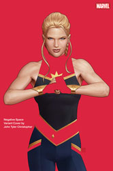Image: Captain Marvel #1 (variant Negative Space cover - John Tyler Christopher)  [2023] - Marvel Comics