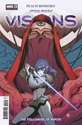 Image: Star Wars: Visions - Peach Momoko #1 (incentive 1:25 cover - Okazaki) - Marvel Comics