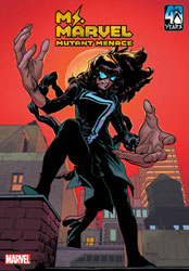 Image: Ms. Marvel: Mutant Menace #3 (variant Black Costume cover - Mahmud Asrar) - Marvel Comics