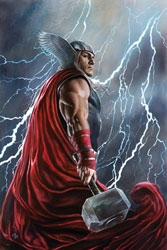 Image: Roxxon Presents: Thor #1 (incentive 1:50 cover - Adi Granov virgin) - Marvel Comics