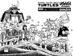 Image: Teenage Mutant Ninja Turtles / Usagi Yojimbo: Wherewhen #1 (cover E incentive 1:25 - TBD) - IDW Publishing
