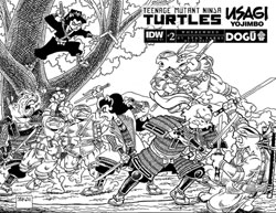 Image: Teenage Mutant Ninja Turtles / Usagi Yojimbo: Wherewhen #2 (cover D incentive 1:25 - Sakai) - IDW Publishing