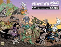 Image: Teenage Mutant Ninja Turtles / Usagi Yojimbo: Wherewhen #3 (cover A - Sakai) - IDW Publishing
