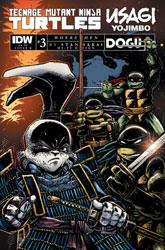 Image: Teenage Mutant Ninja Turtles / Usagi Yojimbo: Wherewhen #3 (cover B - Eastman) - IDW Publishing