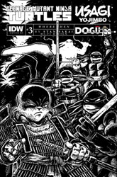 Image: Teenage Mutant Ninja Turtles / Usagi Yojimbo: Wherewhen #3 (cover F incentive 1:100 - Eastman) - IDW Publishing