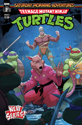Image: Teenage Mutant Ninja Turtles: Saturday Morning Adventures Continued #2 (cover B - Eastman) - IDW Publishing