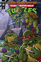 Image: Teenage Mutant Ninja Turtles Saturday Morning Adventures [2023] #8 (cover D incentive 1:25 - Escorzas Fa) - IDW Publishing